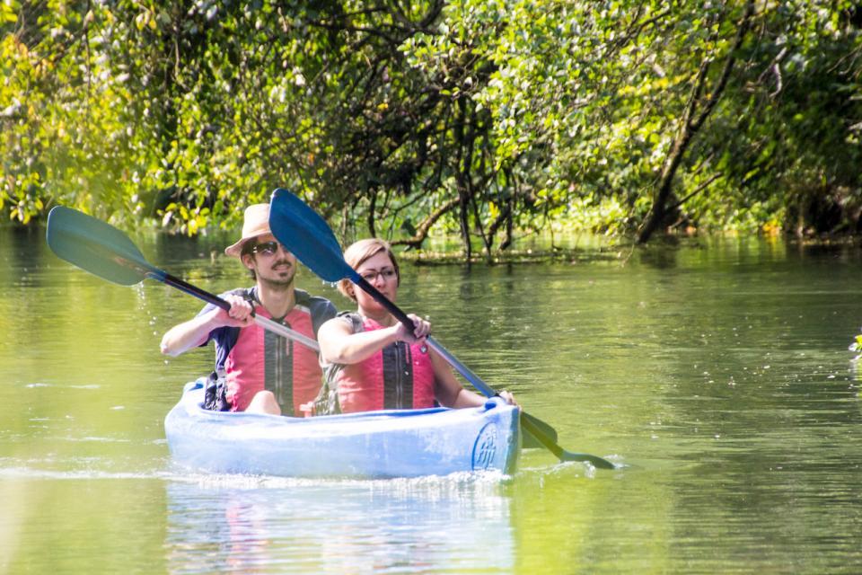 Kajak auf der Wisent